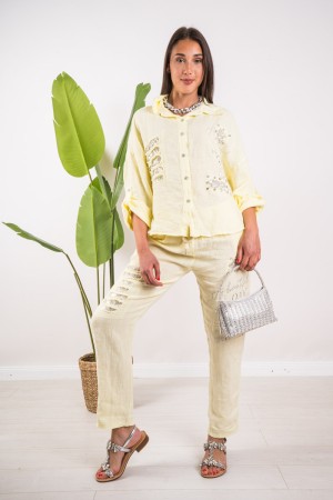 Koordiniert Chérie mit Dérie-koordinierter Strass und Pailletes mit dekorativen Strass-Rhinestone und Pailletes-Dekorationen mit