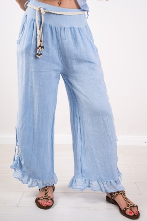 Draps coordonné Manille avec débardeur Détail arrière Détail Bucherellata et Rouches coordonnées Manila Draps avec canot ...