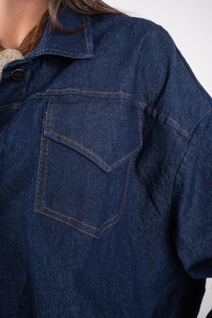 Sandy jacket in similar denim dark wash Sandy jacket in similar denim dark wash Sandy jacket in Dark wash denim