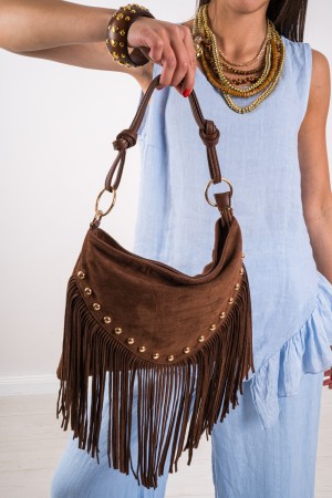 Sac jade avec des goujons et un sac jade franges avec des goujons et un sac jade franges avec des goujons et une frange