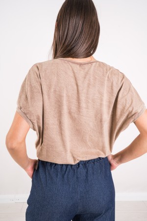 T-shirt Molly con stampa e piccole borchie  T-shirt Molly con stampa e piccole borchie  T-shirt Molly con stampa e piccole bo...