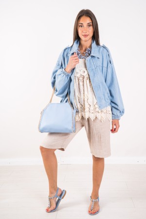 Bomber Mila en Denim Bomber Mila en Denim Bomber Mila en Denim
