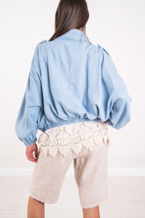 Bomber Mila in Denim Bomber Mila in Denim Bomber Mila in Denim