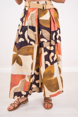 Coordinated Mondrian with geometric printed Mondrian with coordinated geometric print Mondrian with geometric print
