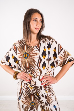 Klimt coordinó con estampado geométrico y coordinado Klimt Florer con estampado geométrico y coordinado Klimt Florer con ...