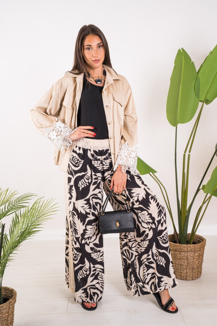 Safarijacke in Ecocamoscious mit Fronttaschen Safarijacke in Ecocamoscio mit Fronttaschen Safarijacke in Ecocamos ...