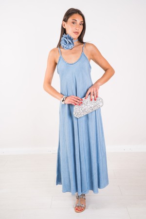 Rosa Denimkleid Rosa Denim Kleid Rose Denim Kleid