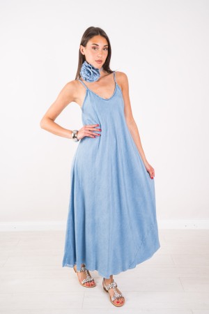 Rosa Denimkleid Rosa Denim Kleid Rose Denim Kleid