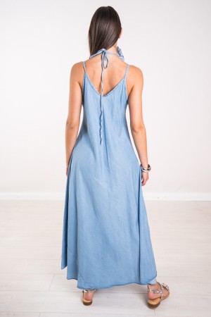 Rosa Denimkleid Rosa Denim Kleid Rose Denim Kleid