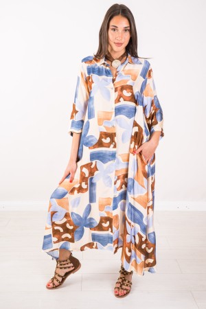 Cloe-Chemisierer Kleid mit Fancy Cloe Chemisierend Kleid mit Fancy Chemisier Cloe Kleid mit Fantasie