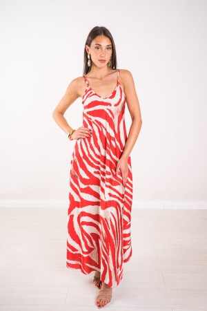 Jungle dress with zebra print Jungle dress with zebra print Jungle dress with zebra print