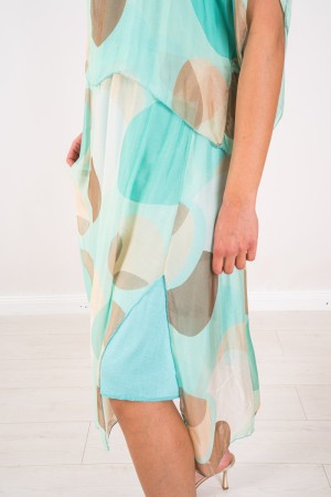 Elodie Kleid Geometrisches Fantasiekleid Elodie Fantasy Geometrisches Kleid Elodie Geometrisches Muster