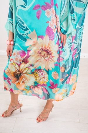 Mulan dress with floral print Mulan dress with floral print Mulan dress with floral print
