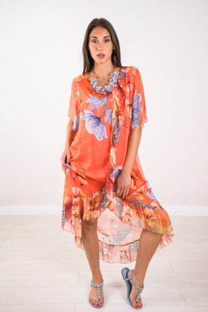 Gardenia Rouge Kleid mit Blumendruck Gardenia Rouge Kleid mit Blumendruck Gardenia Rouge Kleid mit Blumendruck
