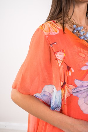 Vestido de Gardenia Rouge con estampado floral Gardenia Rouge vestido con estampado floral Gardenia Rouge vestido con estampado 