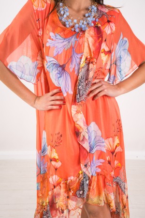 Vestido de Gardenia Rouge con estampado floral Gardenia Rouge vestido con estampado floral Gardenia Rouge vestido con estampado 