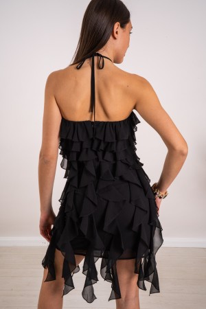 robe courte Katia avec des vagues et une bracelet à coude Courte Katia Robe avec des vagues et une dentelle de cou courte robe K