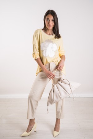 hemdblume mit Strass-Mesh-Blume mit Strass-Mesh-Blume mit Strasssteinen