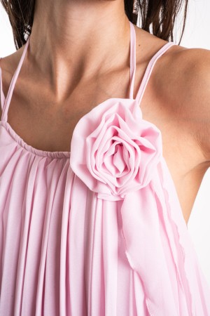 longue robe plissée de Lucrezia Longue robe Lucrezia plissée Long plissé Lucrezia