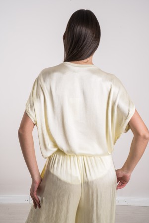coordinato antea maglia e pantalone effetto raso over  coordinato antea maglia e pantalone effetto raso over  coordinato ante...