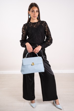 coordinated Berlin Lace Blouse and Satin Trousers Coordinated Berlin Lace Blouse and Satin Trousers Coordinated Berl ...