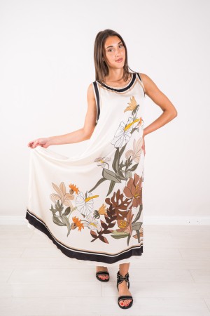 Soraya Gown Fantasy Floral Flaped Soraya Fantasy Fantasy Flared Soraya Dress Fantasy Floral Flavored