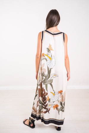 Soraya Kleid Fantasy Floral Floral Glayed Soraya Fantasy Fantasy Flared Soraya Dress Fantasy Floral aromatisiert
