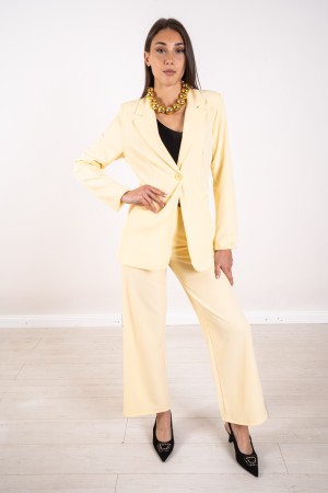 coordinato candy giacca e pantalone basic  coordinato candy giacca e pantalone basic  coordinato candy giacca e pantalone basic