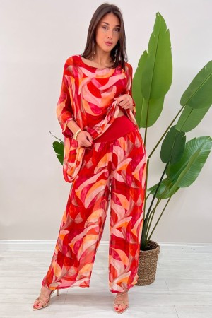 Museo coordinado con blusa de lujo y pantalones de museos coordinados con blusa de fantasía y pantalones de museos coordinados c