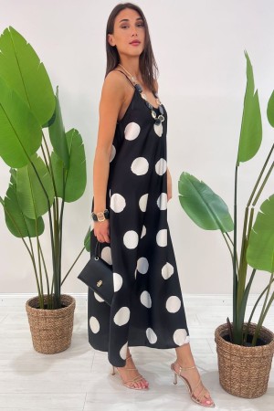Braces polka dot dress polka dot dress polka dots in suspenders