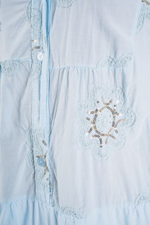 Sondra dress with flowers embroidery and rhinestone dress Sondra with embroidery flowers and rhinestones Sondra dress with flowe