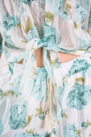 Perle coordonnée avec motif floral