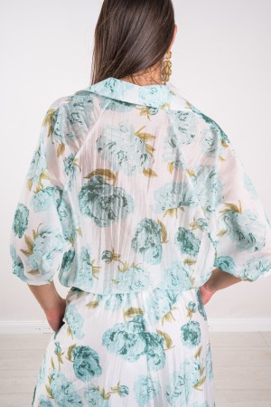 Perle coordonnée avec motif floral