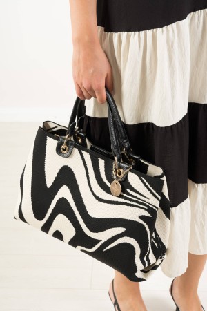 borsa zebra semi grande con stampa strisce borsa zebra semi grande con stampa strisce borsa zebra semi grande con stampa strisce