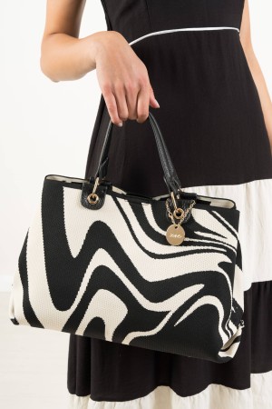 seeds large zebra bag with print stripes seeds large zebra bag with print stripes seed zebra bag with stripes print