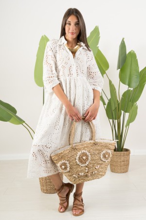 dace Jasmine Robe Macrame sur la robe de jasmin de laceier Chemisier Macrame sur une robe de jasmin de lace de laceier, mais ...