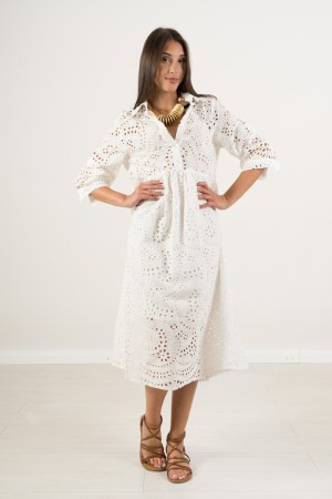 abito gelsomina in pizzo macrame over chemisier  abito gelsomina in pizzo macrame over chemisier  abito gelsomina in pizzo ma...