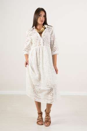 abito gelsomina in pizzo macrame over chemisier  abito gelsomina in pizzo macrame over chemisier  abito gelsomina in pizzo ma...