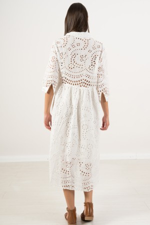 abito gelsomina in pizzo macrame over chemisier  abito gelsomina in pizzo macrame over chemisier  abito gelsomina in pizzo ma...
