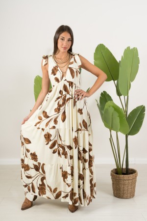 robe Sindy avec des plantes de sangle de fantaisie avec des flocons de robe de Sindy avec des plantes de sangle de fantaisie ave