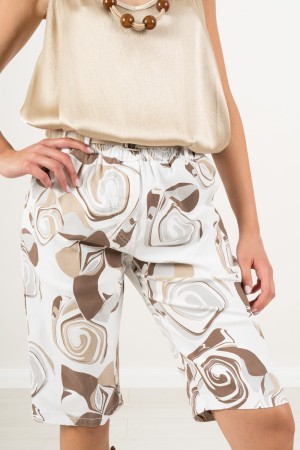 bermuda girella with geometric pattern and boundary bermuda girella with geometric pattern and bermuda girella with fantasy ...