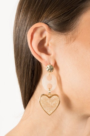 play earrings with hearts and headband Play earrings with hearts and headband Play earrings with hearts and circle