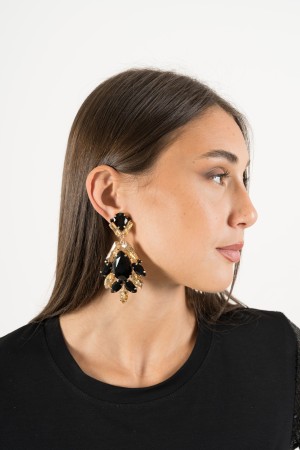 pendientes Vara Maxi Piedras de gota Pendientes Vara Maxi Piedras de gota Pendientes Vara Maxi Drop Stones