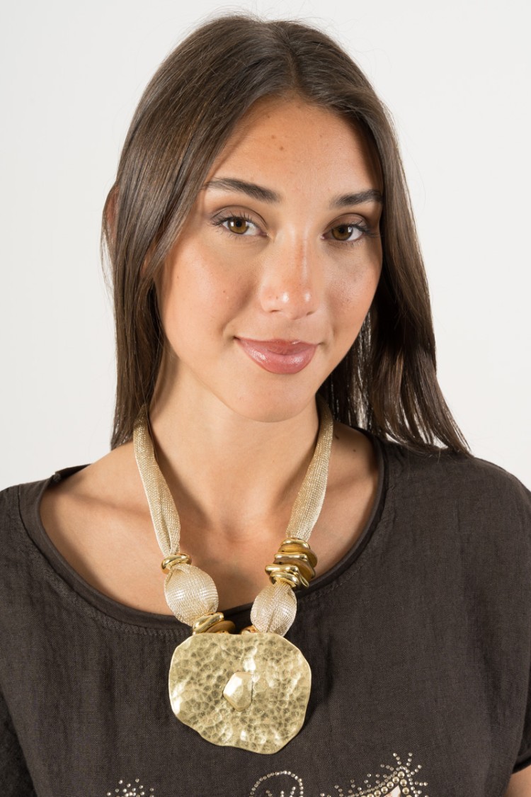 collana circe con maxi pietra oro collana circe con maxi pietra oro collana circe con maxi pietra oro
