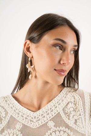 pendientes de tortuga con aretes de tortuga de estrellas y estrellas de mar con pendientes de tortuga de estrellas y estrellas c