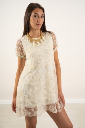 abito caterina corto in pizzo  abito caterina corto in pizzo  abito caterina corto in pizzo