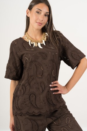 blusa Benny en Benny Blusa Macrames en Benny Blusa Macrame en Macrame