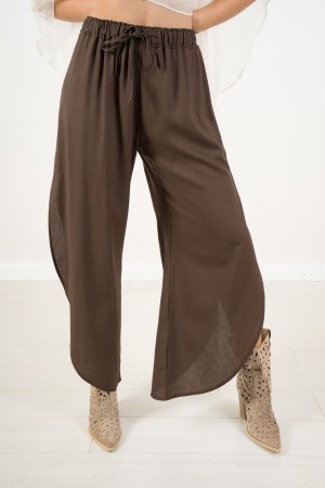pantalone cucu in lino e viscosa con aperture laterali pantalone cucu in lino e viscosa con aperture laterali pantalone cucu ...