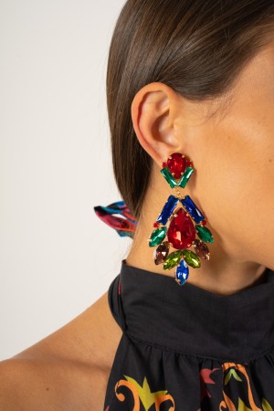 ohrring Cuki Multi Color Drop und Steine Ohrring Cuki Multi Color Drop und Steine Ohrring Cuki Multi Color Drop ... \ t.