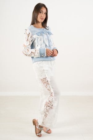 Blumenhose mit Spitze Blume Hose mit Spitze Blume Hose mit Spitze